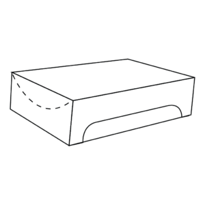 Business Card Plastic Box