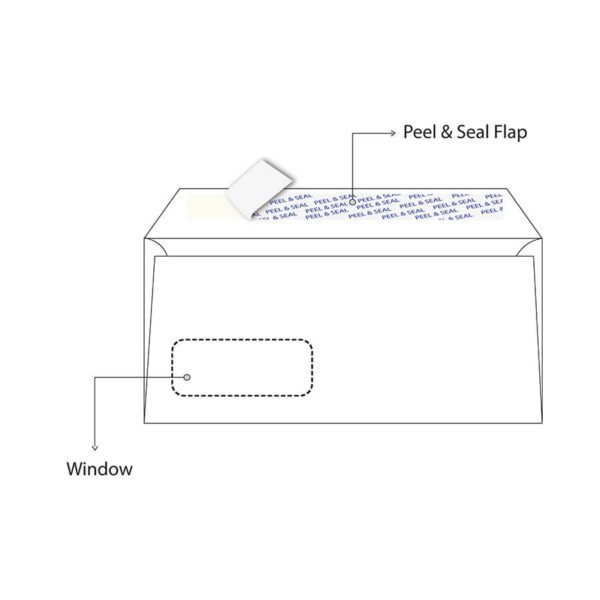 Straight Flap Wallet Envelopes - Image 4