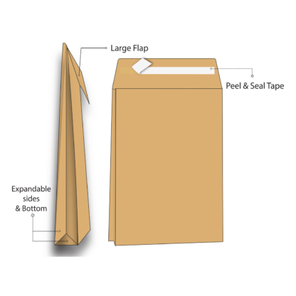 Expandable Sides & Bottom Envelopes - Image 2